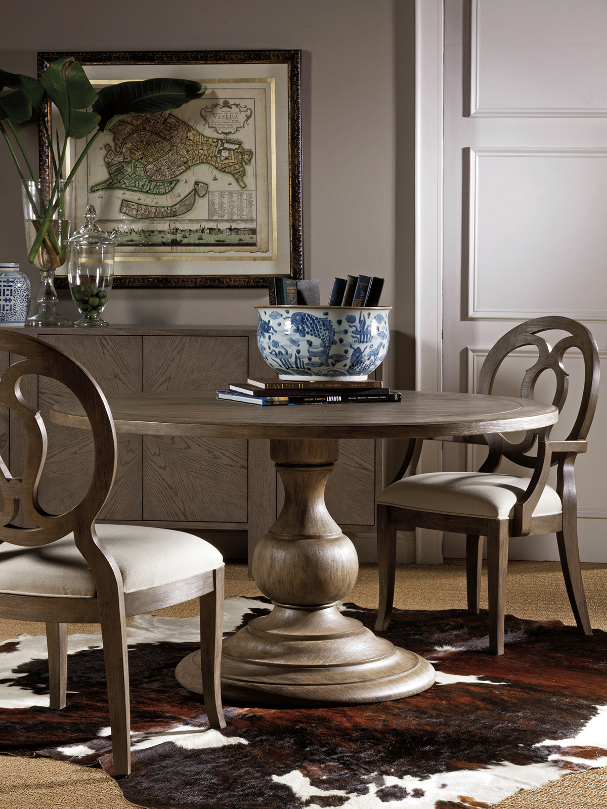 Axiom Round Dining Table | Lexington Home Brands
