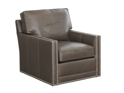 Brayden Leather Swivel Chair