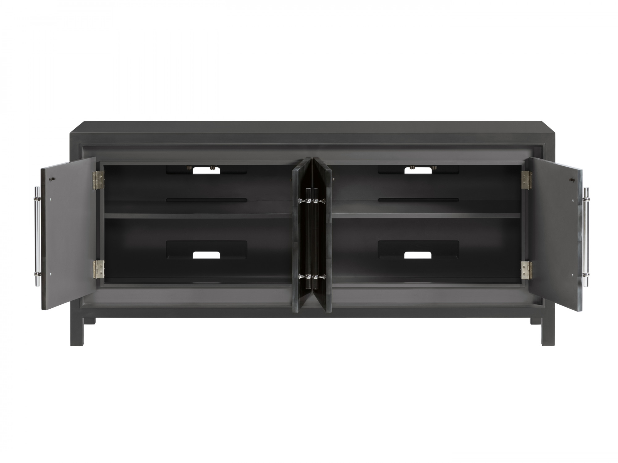 Elation Gray Media Console Lexington Home Brands