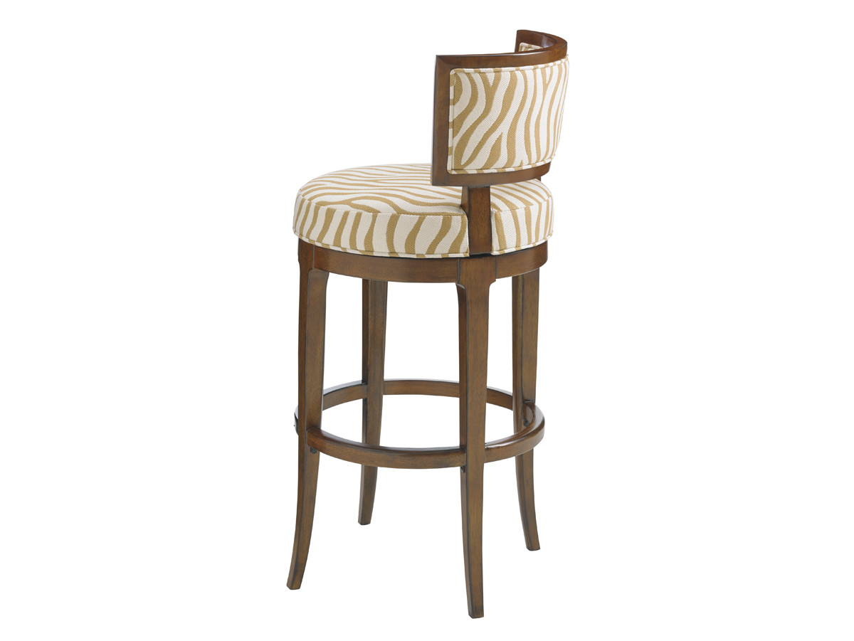 Macau Swivel Bar Stool Lexington Home Brands