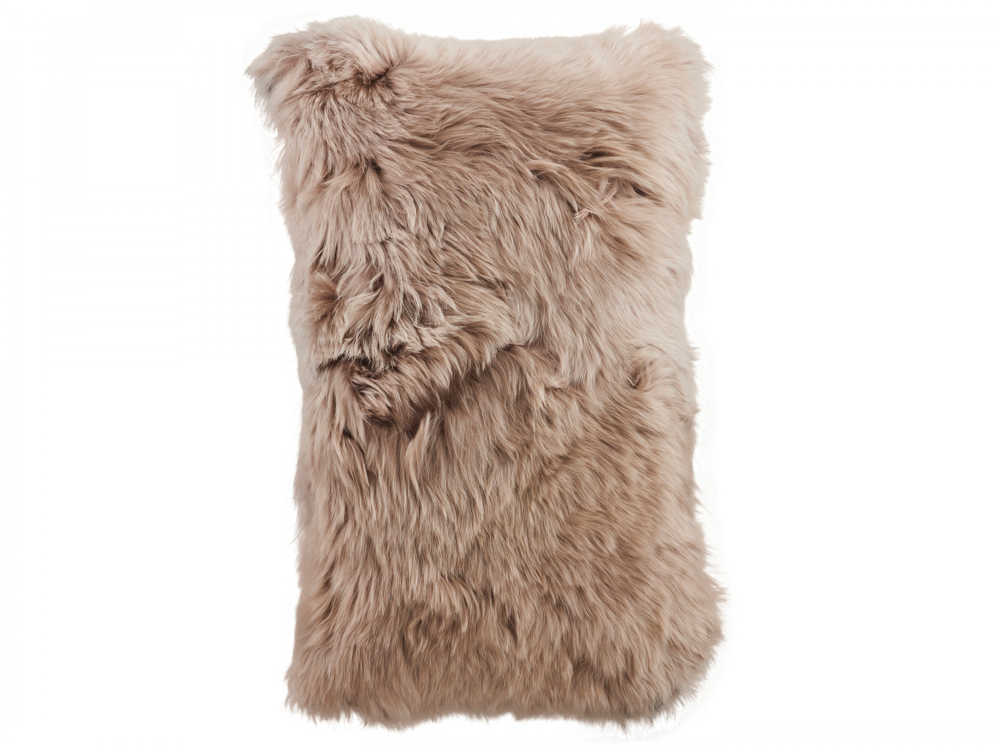 Oyster Shearling Large Sheepskin Cushion