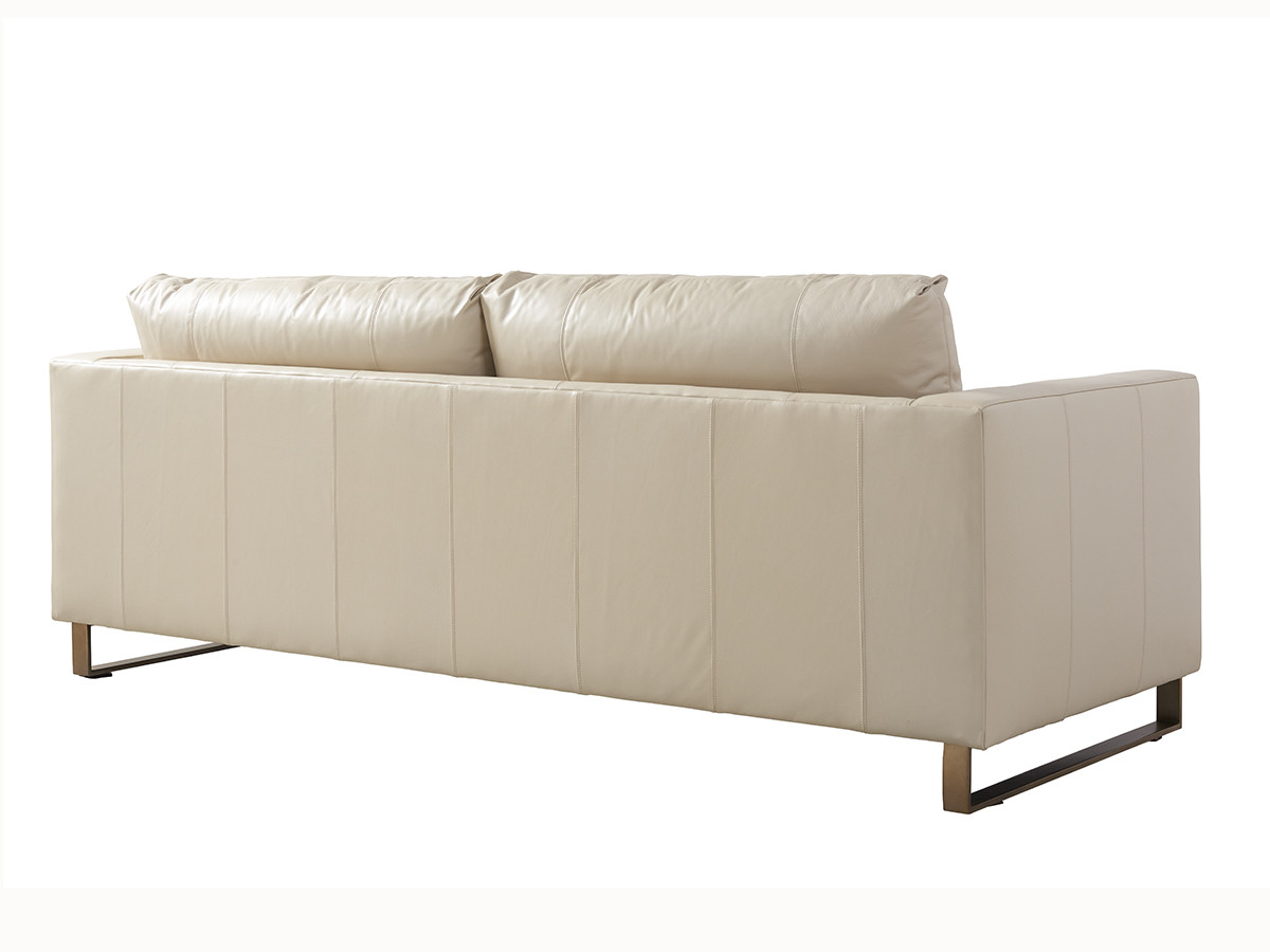 nob hill leather sofa