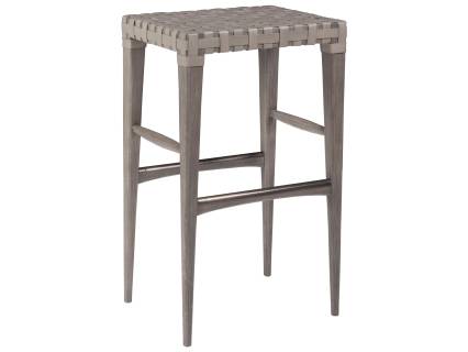 Milo Leather Backless Bar Stool