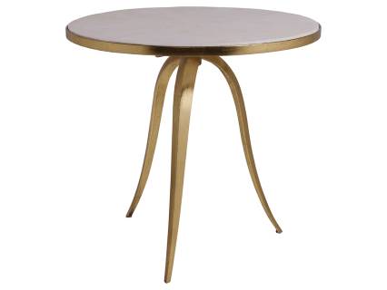 Crystal Stone Round End Table