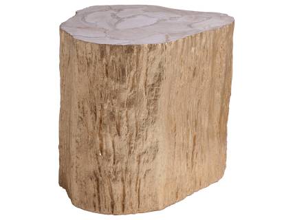 Trunk Segment Side Table  Leaf