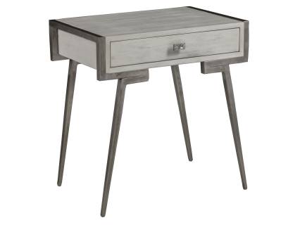 end table with lamp and drawer