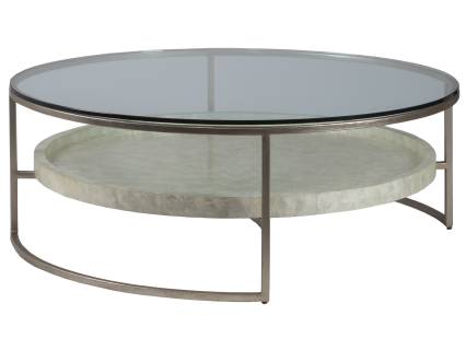 Cumulus Capiz Large Round Cocktail Table