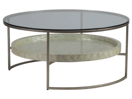 Cumulus Capiz Round Cocktail Table