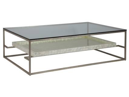 Cumulus Capiz Large Rectangular Cocktail Table