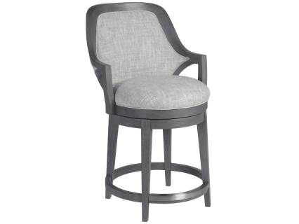 Counter Stools Bar Lexington, Upholstered Swivel Counter Stools With Backs And Arms