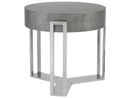 Iridium Round End Table