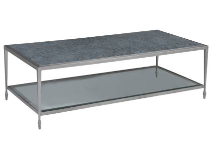 Sashay Silver Rectangular Cocktail Table