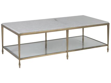 Sashay Gold Rectangular Cocktail Table