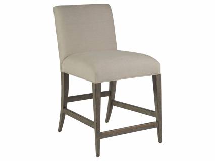 Madox Upholstered Low Back Counter Stool