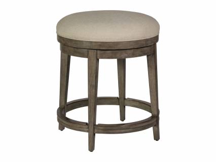 Cecile Backless Swivel Counter Stool