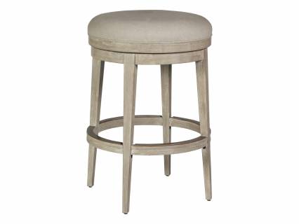 Cecile Backless Swivel Barstool