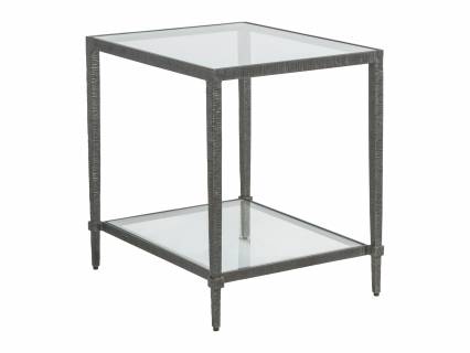 Claret Rectangular End Table