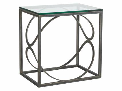 Ellipse Rectangular End Table