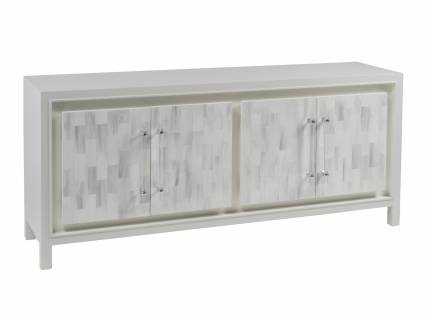 Elation White Media Console