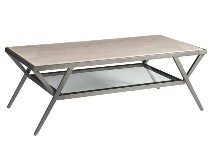 Adamo Silver Gray Cocktail Table