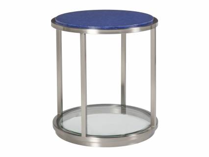 Ultramarine Round End Table