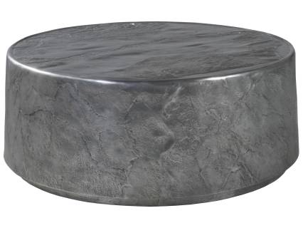 Contango White Round Cocktail Table