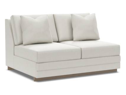 Lauren Armless Love Seat -Two Cushion