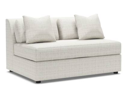 Rhonda Armless Love Seat-One Cushion