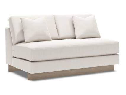 Grace Armless Love Seat - One Cushion