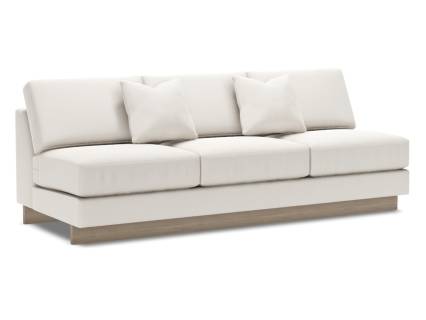 Grace Armless Sofa - Three Cushions