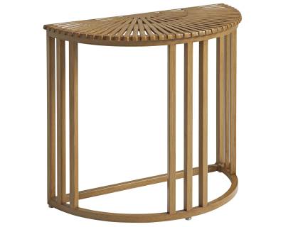 Demilune End Table