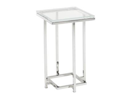 Stanwyck Glass Top Accent Table