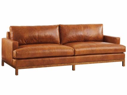 Horizon Leather Sofa - Calais Brass