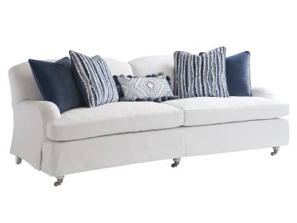 Athos Tight Back Sofa W/Pewter