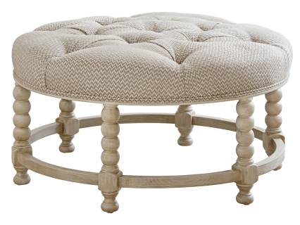 Hanover Tufted Top Ottoman