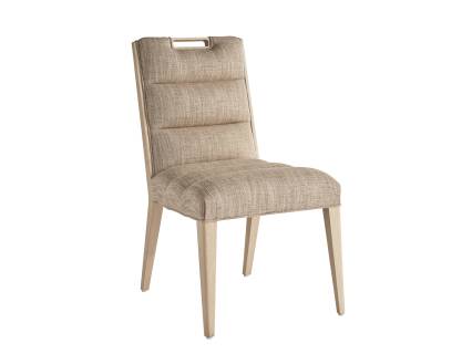 Aiden Channeled Upholstered Side Chair