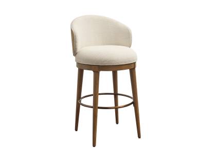 Shorecrest Woven Swivel  Bar Stool
