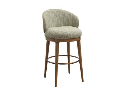 Shorecrest Woven Swivel  Bar Stool