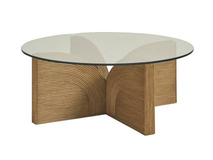 Channel Point Round Cocktail Table