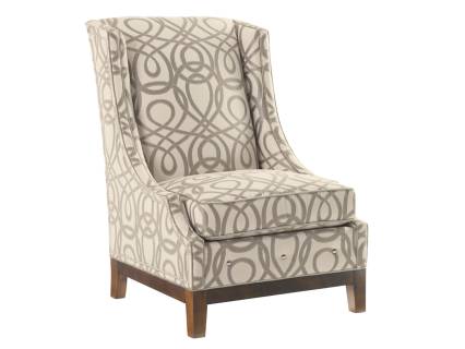 Ava Leather Wing Chair