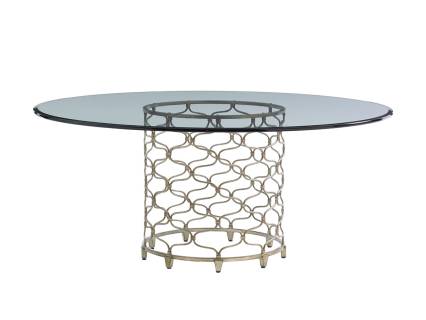 Bollinger Round Dining Table With Glass Top
