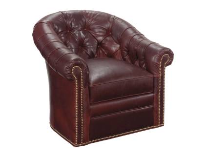 Robinson Leather Swivel Chair