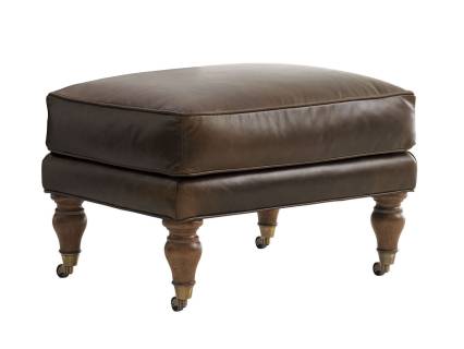 Worthington Leather Ottoman
