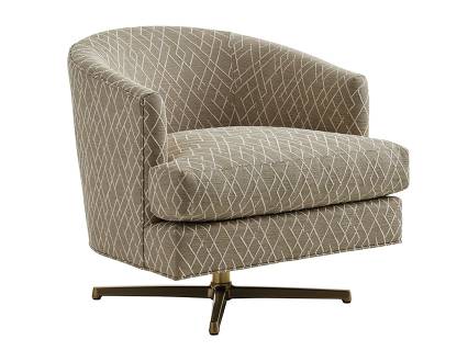 Graves Swivel Chair - Brass