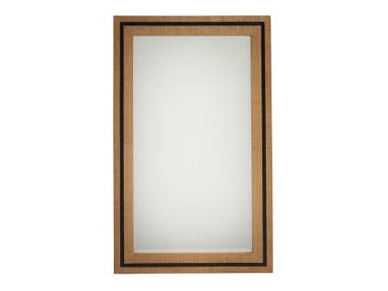 La Costa Rectangular Raffia Mirror