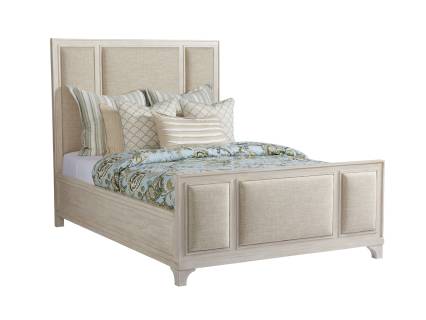 Crystal Cove Upholstered Panel Bed