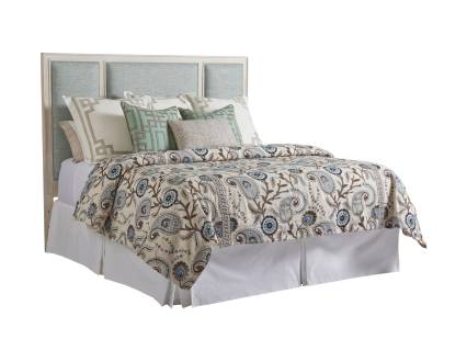 Crystal Cove Custom Upholstered Panel Headboard 6/6 King