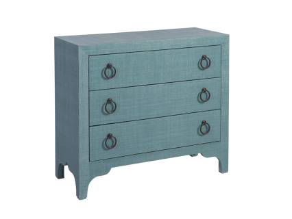 Balboa Island Raffia Hall Chest