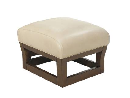 Fusion Leather Ottoman