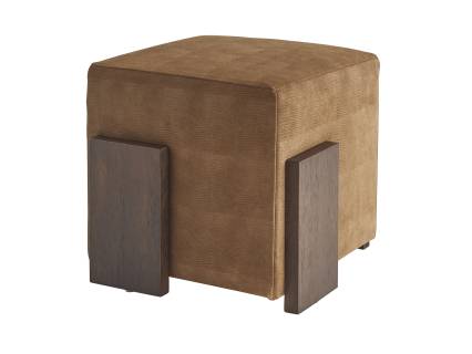 Hamden Leather Ottoman